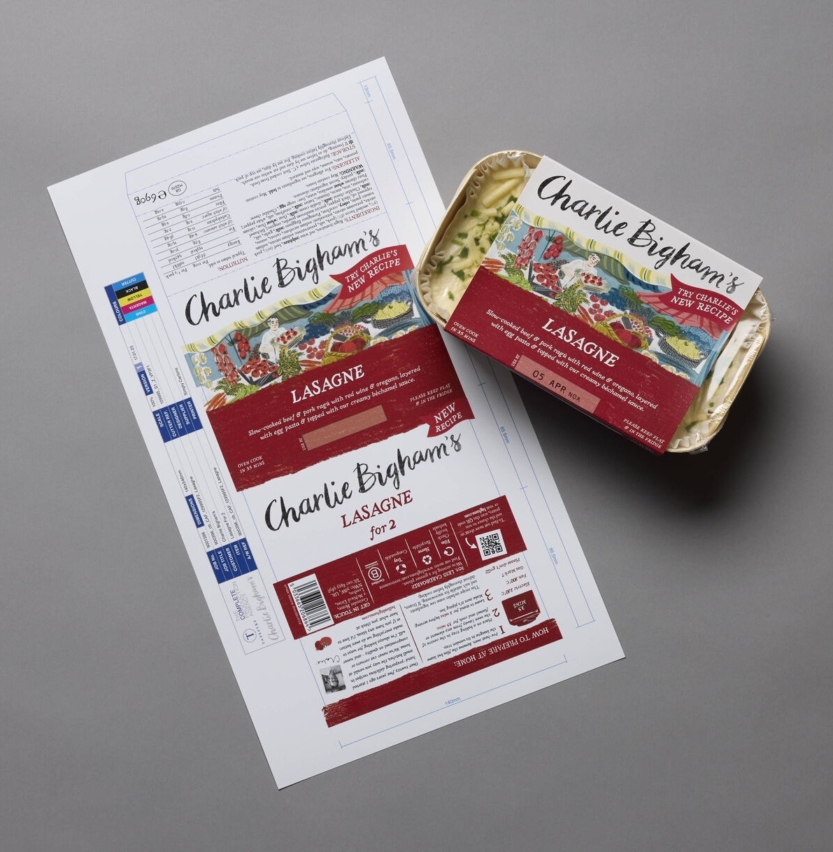 Charlie Bighams Box Artwork Design Tapestry